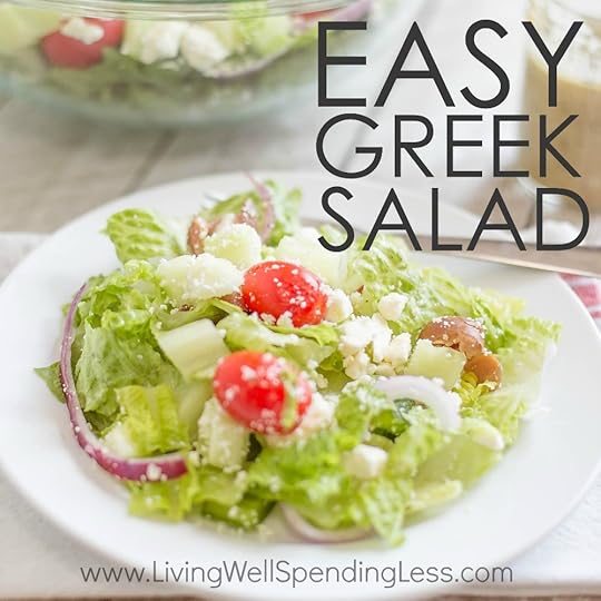 Easy Greek Salad Square