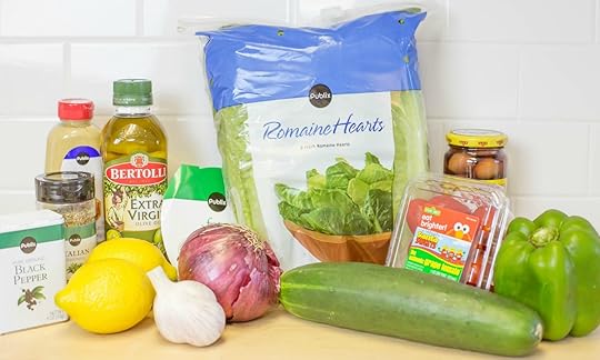 Easy Greek Salad Ingre