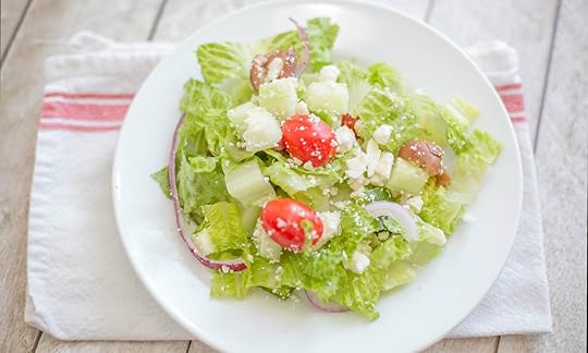 Easy Greek Salad Finished