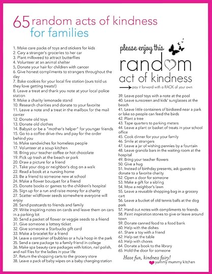 random acts of kindness ideas