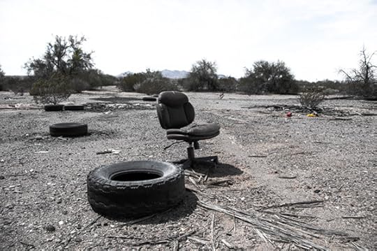 Abandoned Office Chair - California Desert