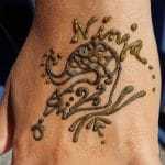 Ninja Squirrel Henna ARt