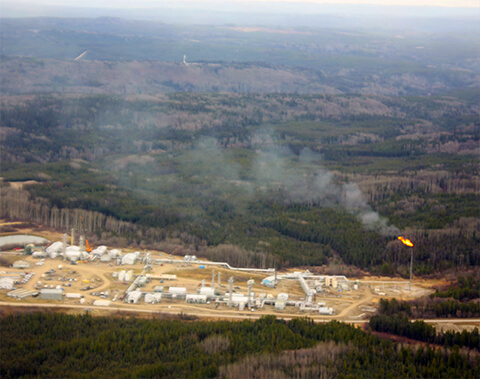 Photo: Industrial damage threatens Blueberry River's way of life