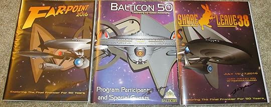 Farpoint, Balticon, and Shore Leave program books
