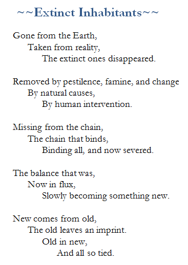 Poem-Extinct Inhabitants