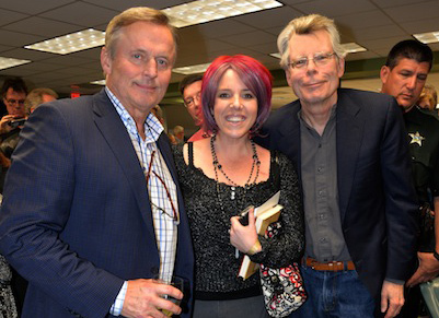 Stephen King, John Grisham, and Elicia Hyder