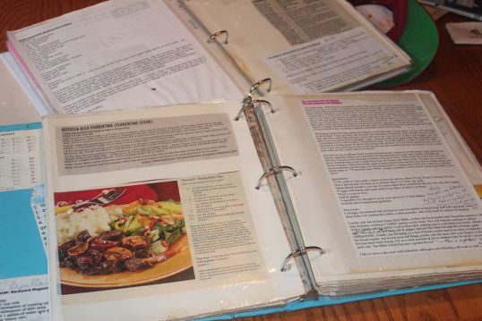 My go-to cookbooks are personal compilations.
