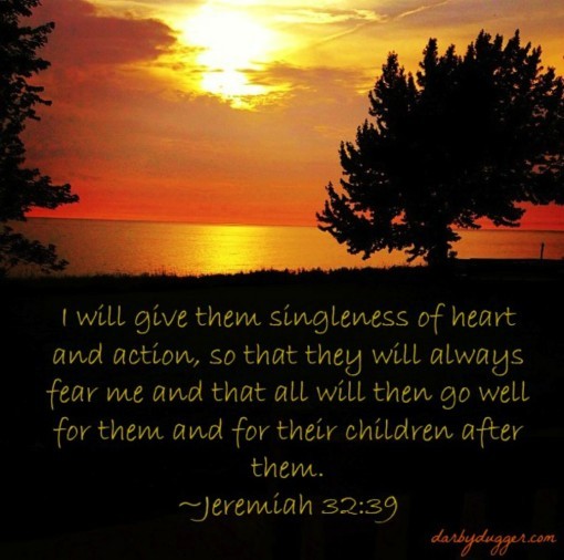  Jeremiah 32:39, Unity in marriage , photo credit: Sarah Boyer 
