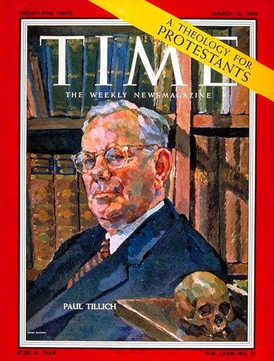 Paul Tillich on the cover of Time Magazine; March 16th, 1959