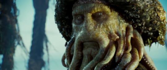 Bill Nighy as Davy Jones in the Pirates of the Caribbean film franchise