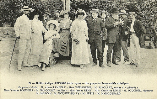 Albert Lambert, Mounet-Sully, Madeleine Roch a.o.