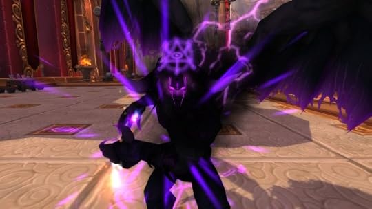 The deeply missed warlock metamorphasis form in World of Warcraft