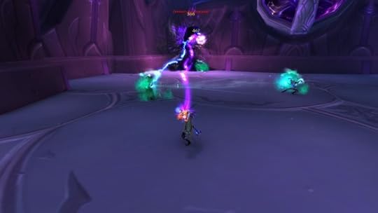 My warlock experiments with the new affliction in a Timewalking dungeon in World of Warcraft