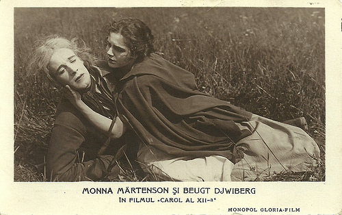 Mona Mårtenson and Bengt Djurberg in Karl XII (1925)