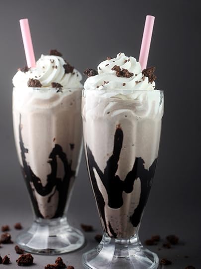 Mocha Brownie Milkshakes