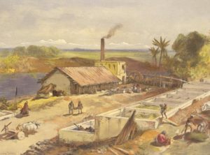 William Simpson. Indigo Factory in Bengal. 1867