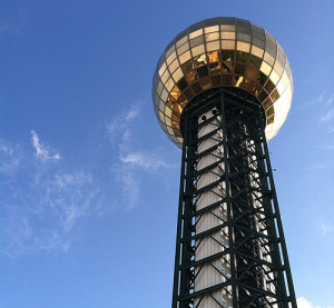 The Sunsphere. Icon of Knoxville, the setting of the '90s Coming of Age series. 
