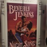 NIGHT SONG cover on elevator door