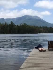 Daicey Pond, looking at Katahdin