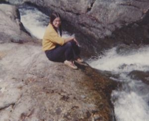 Sister Liz at Baxter in 1976.