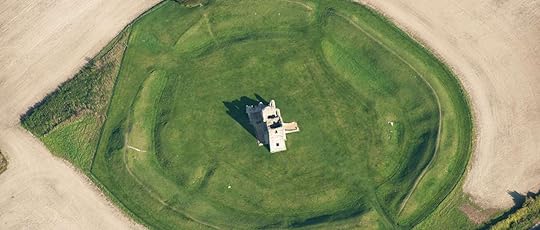 Knowlton church inside the henge (English Heritage)