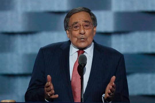 Former U.S. Congressman and Secretary of Defense Leon Panetta speaks on the third day of the Democratic National Convention in Philadelphia