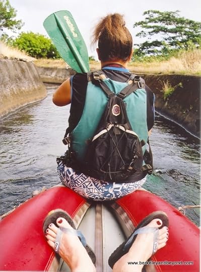 relaxing on the Kauai Backcountry Tubing Adventure