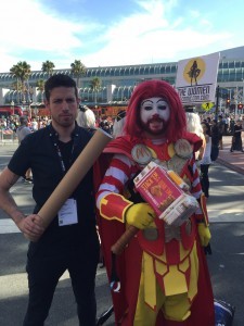 Adam and this terrifying McDonald Thor.