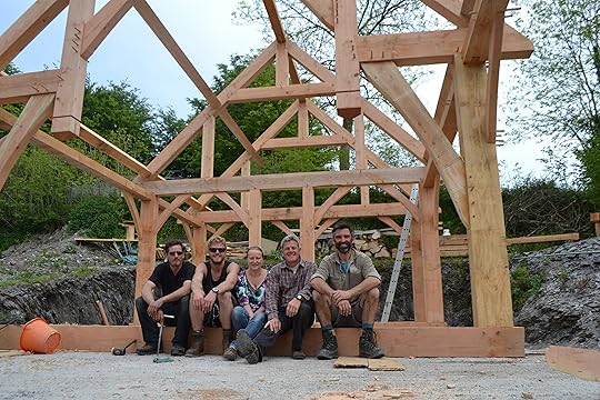 Framing team: Martin (hoist) Kes, Linda and me, Chris.