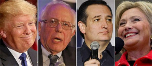 TRUMP-SANDERS-CRUZ-CLINTON