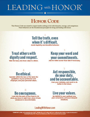 Leading with Honor