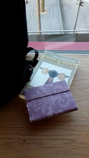 'Writing the Litany in a Prestwich coffee shop', Bury