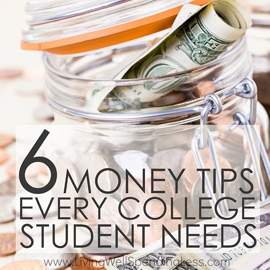 Between books and tuition, living expenses and extracurricular activities, the cost of being a college student can feel pretty daunting sometimes, and the reality is that without a good plan in place, all those expenses can easily spin out of control or leave you with a mountain of debt to pay off someday, which is never a good thing. Luckily, a little foresight now can save you years of financial struggle later. If you are headed off to college--or know someone who is--don't miss these 6 money tips that every college student needs to know!