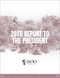 ISOO 2015 Annual Report