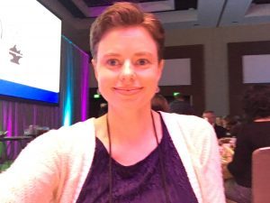 At the keynote lunch.