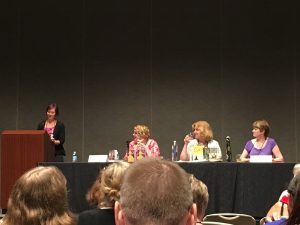 Fun with Elizabeth Hoyt, Alyssa Day, and Kristan Higgins at their emotion workshop.