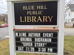 I'm not a summer headliner, but last year had a chance to read at the wonderful Blue Hill Public Library