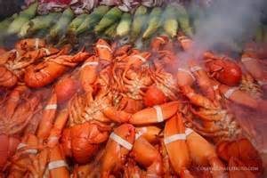August in Maine means lobster bakes 