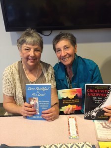 With workshop leader Jan Phillips at IWWG Book Fair