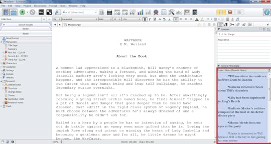 Use Scrivener to Edit Rewrite Notes