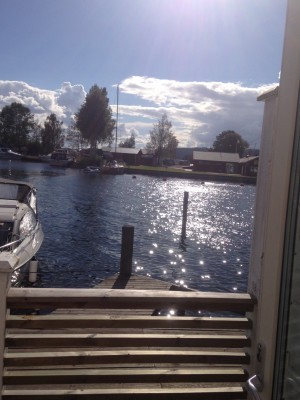 Utsikt från mitt rum.