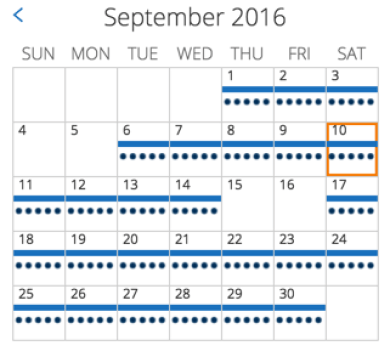 Here's the award space for ONE person