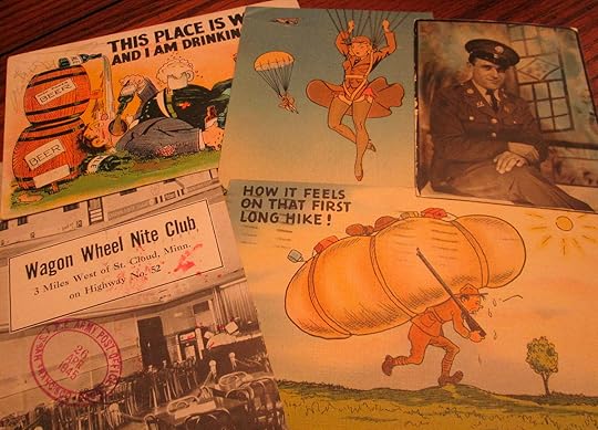 World War II postcards and photo