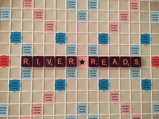 River Reads Logo Scrabble
