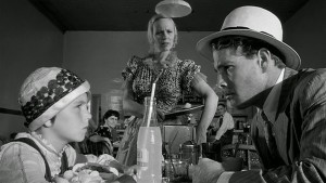 Tatum O'Neal and Ryan O'Neal in PAPER MOON. 