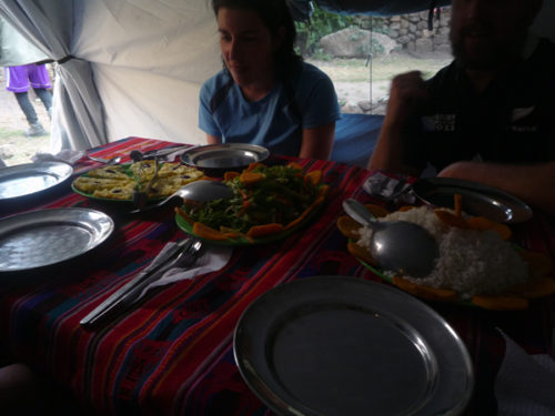 inca trail food