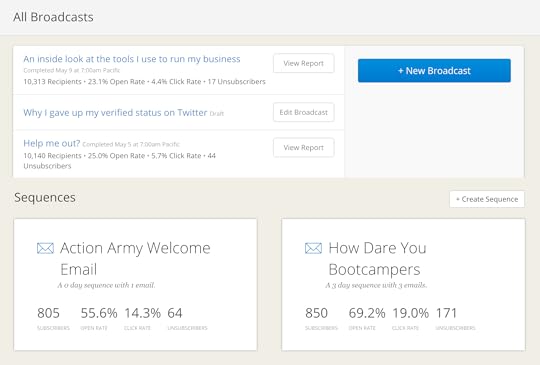 ConvertKit Broadcasts and Sequences