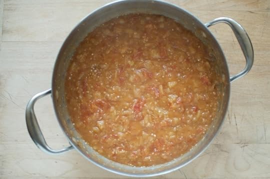 tangy eggplant and tomato spread