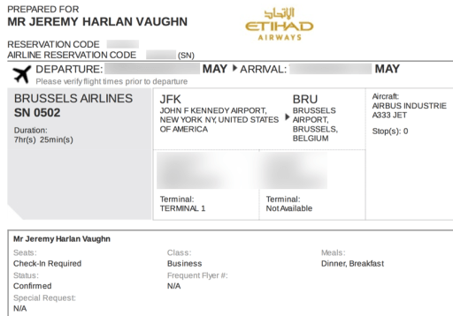 All booked to Brussels next May!