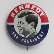 kennedy for president button